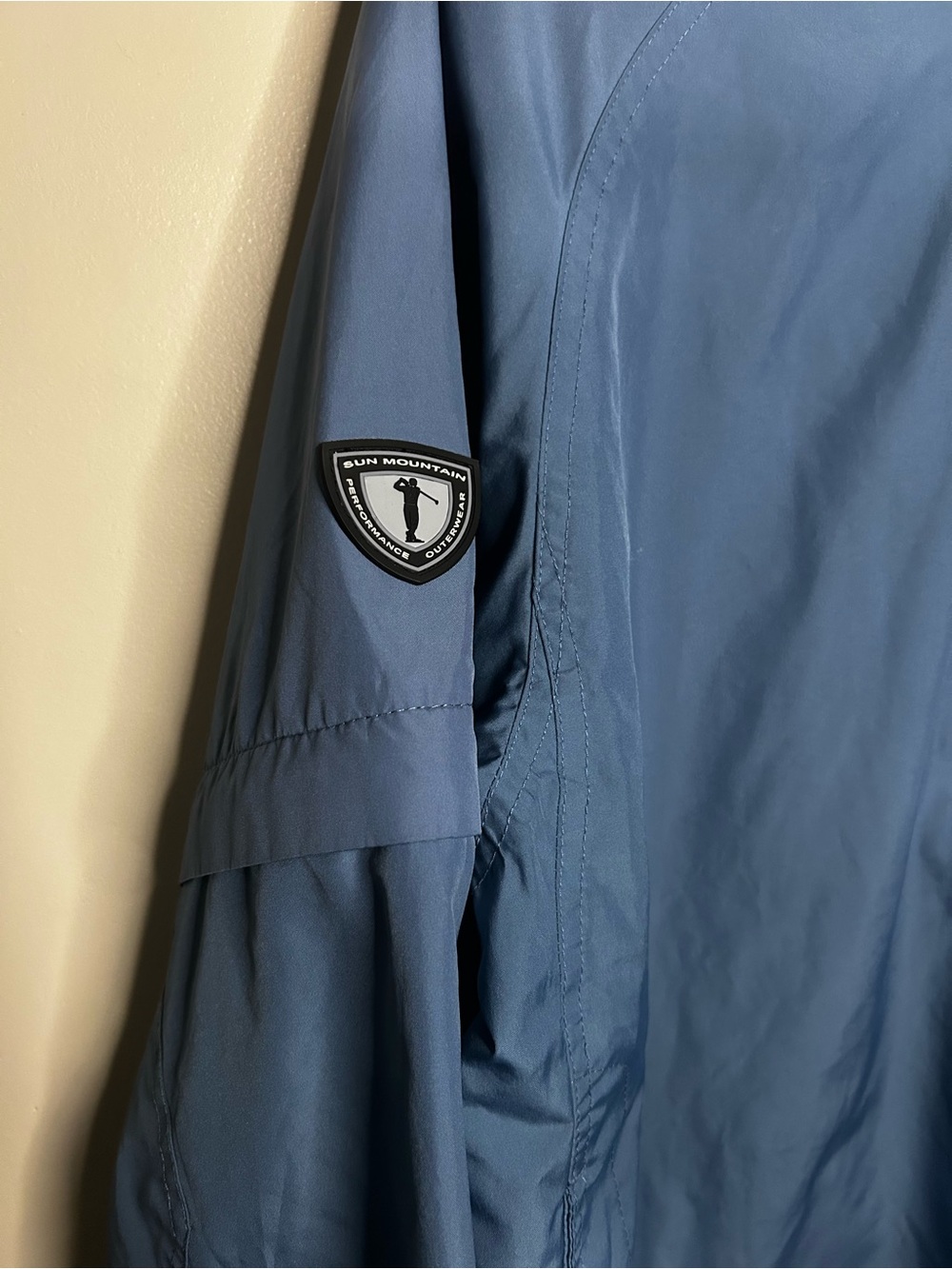Sun Mountain Medalist Golf Club Hobe Sound Quarter Zip Windbreaker Jacket Blue M - Picture 4 of 13